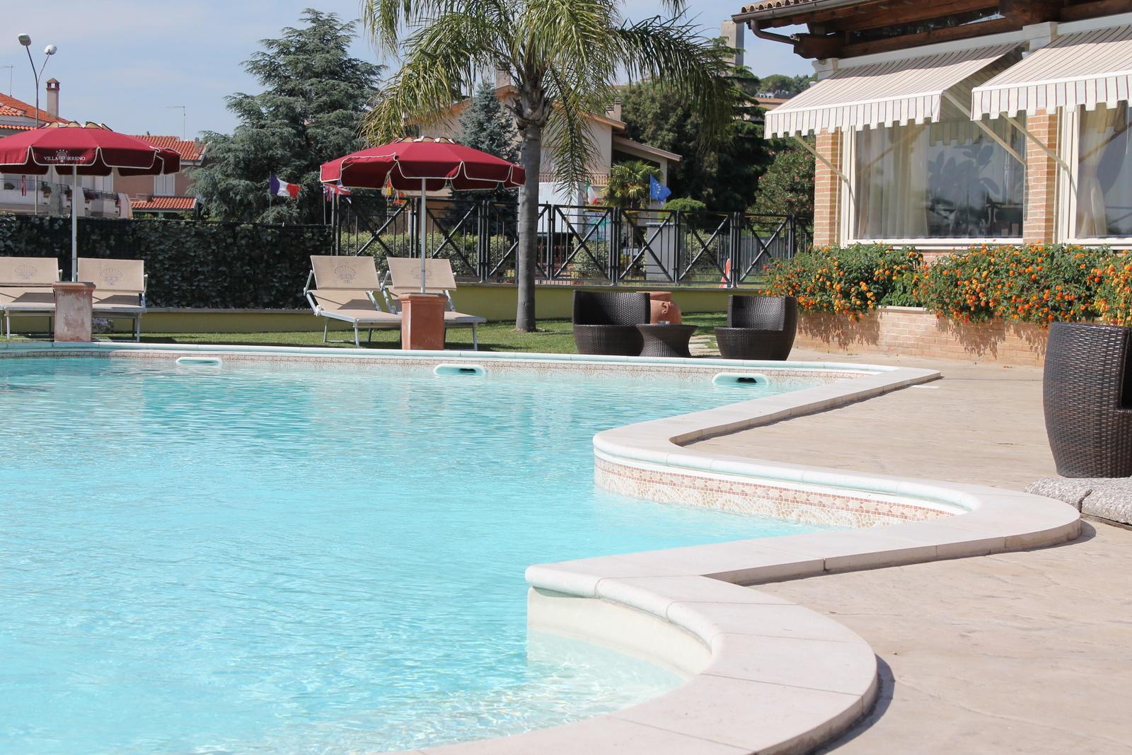 Hotel Villa Tirreno Тарквиния Экстерьер фото